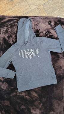 Browning Women's Heathered Charcoal Grey Heart Buck Hoodie